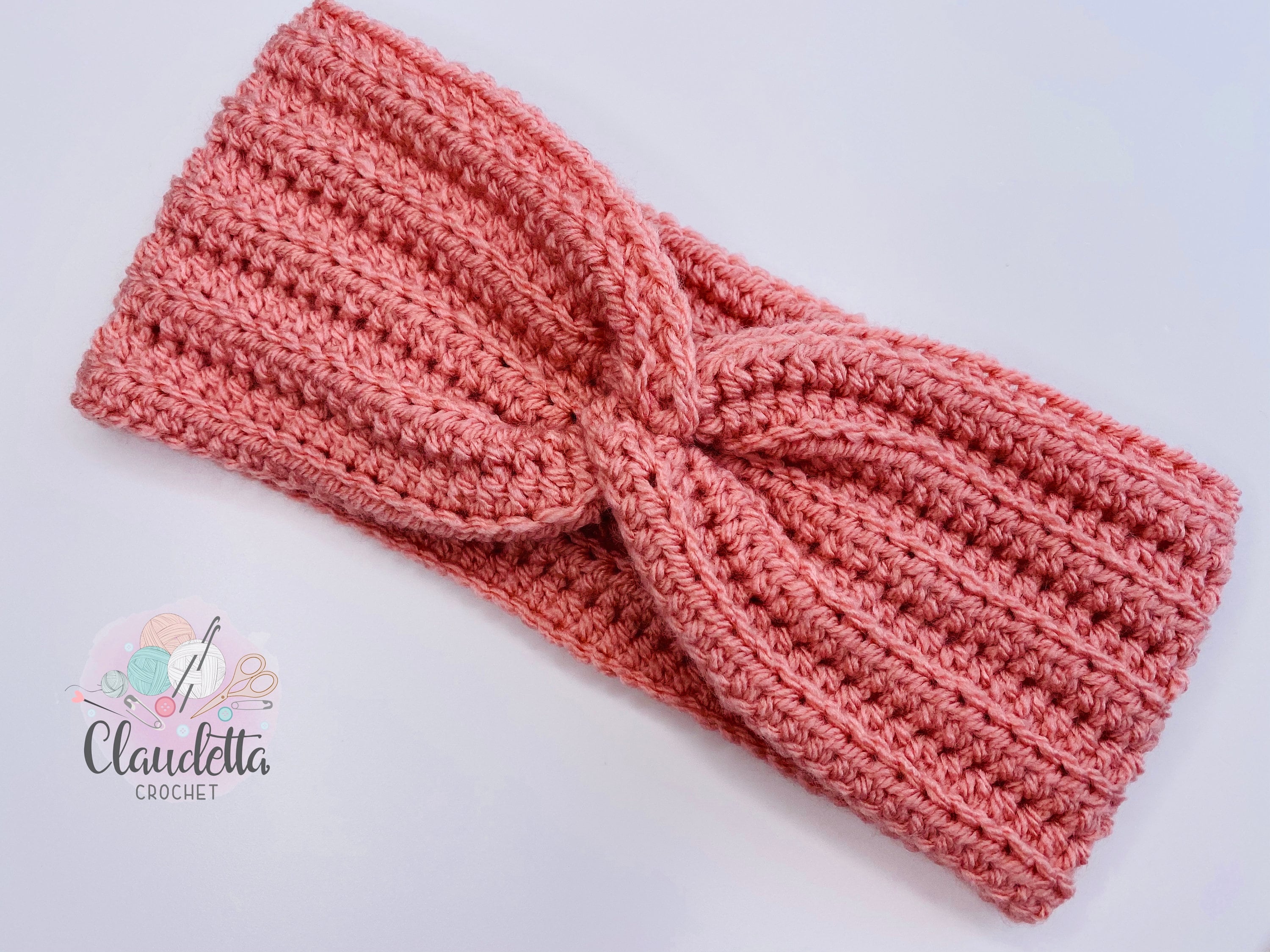 XTwist Headband EASY Crochet Pattern PDF Etsy