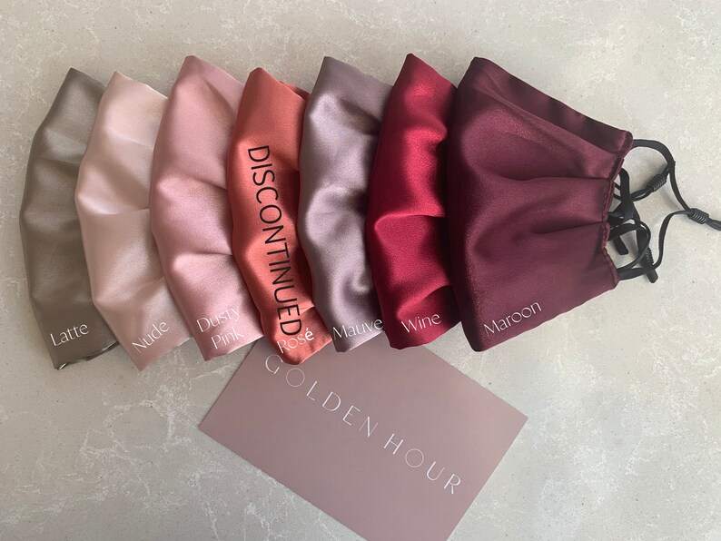 Same Day Dispatch MADE IN UK Silk Face Mask Silk Satin Etsy