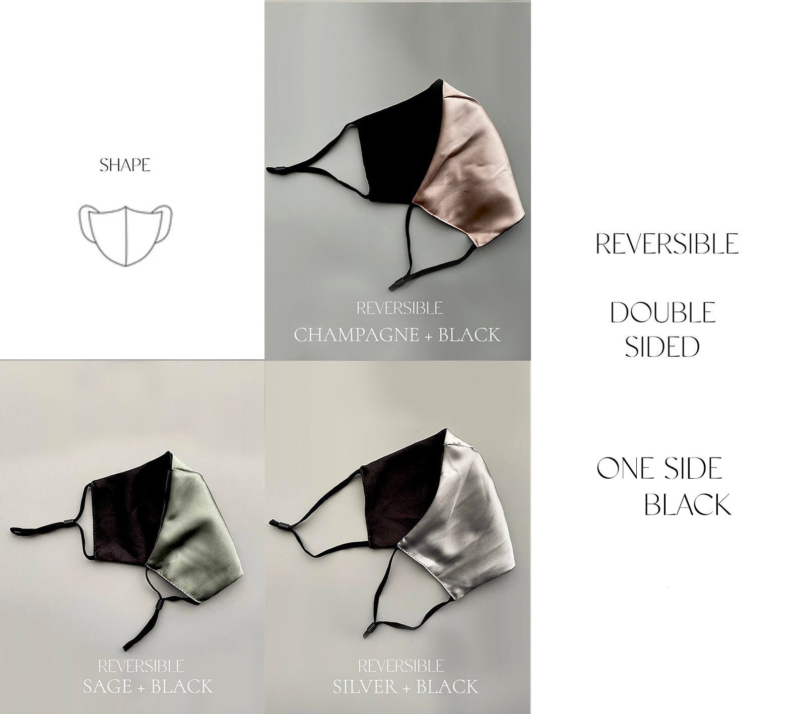 Same Day Dispatch Silk Mask Made in U.K Face Mask Etsy