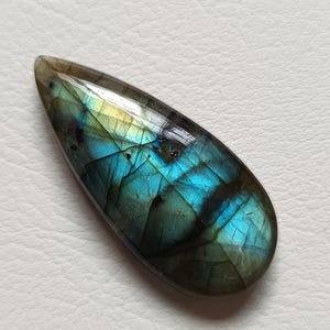 Natural Labradorite Cabochon / Labradorite Crystal / Blue Labradorite Stone / Loose Labradorite Gemstone/ Jewelry Making Stone/ Gift For Her