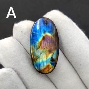Natural Labradorite Cabochon / Labradorite Crystal / Blue Labradorite Stone / Loose Labradorite Gemstone/ Jewelry Making Stone/ Gift For Her