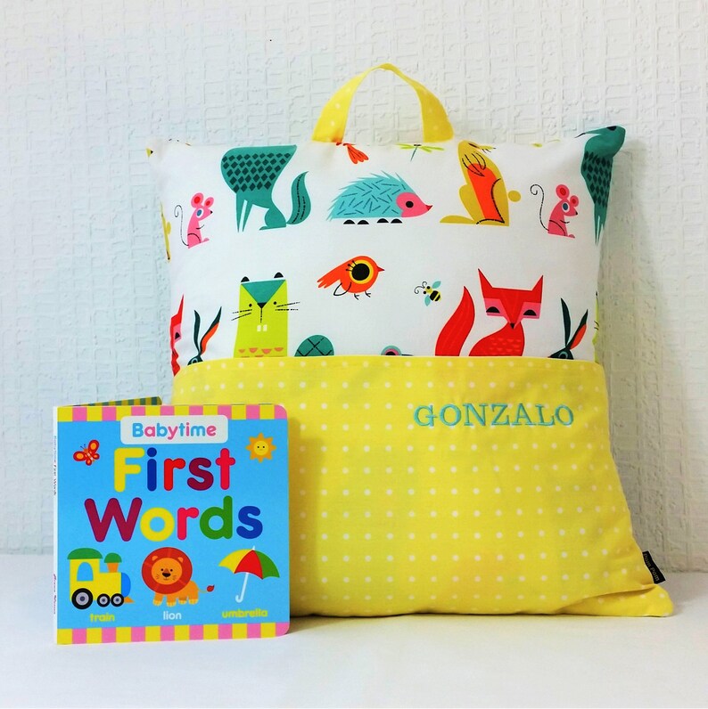 Personalised Reading Cushion Book Set Christmas Gift for Etsy UK