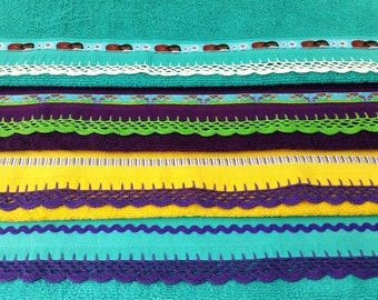 Crocheted Towel Set - Deluxe Hand & Bath Towel - Bathroom Decor - Various colours - 100% cotton