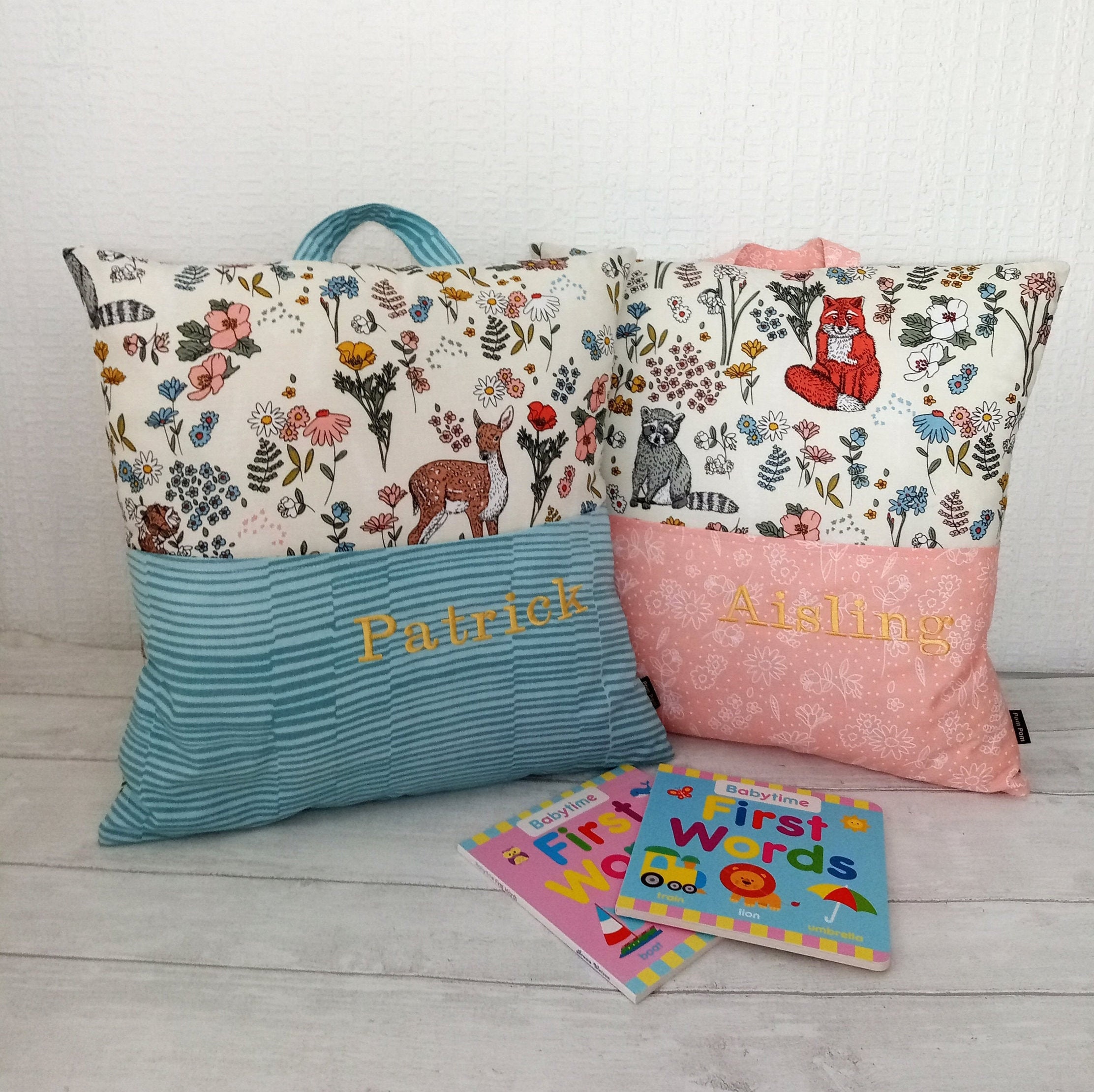 Reading Cushion Cover Book Pillow Personalized Large Etsy