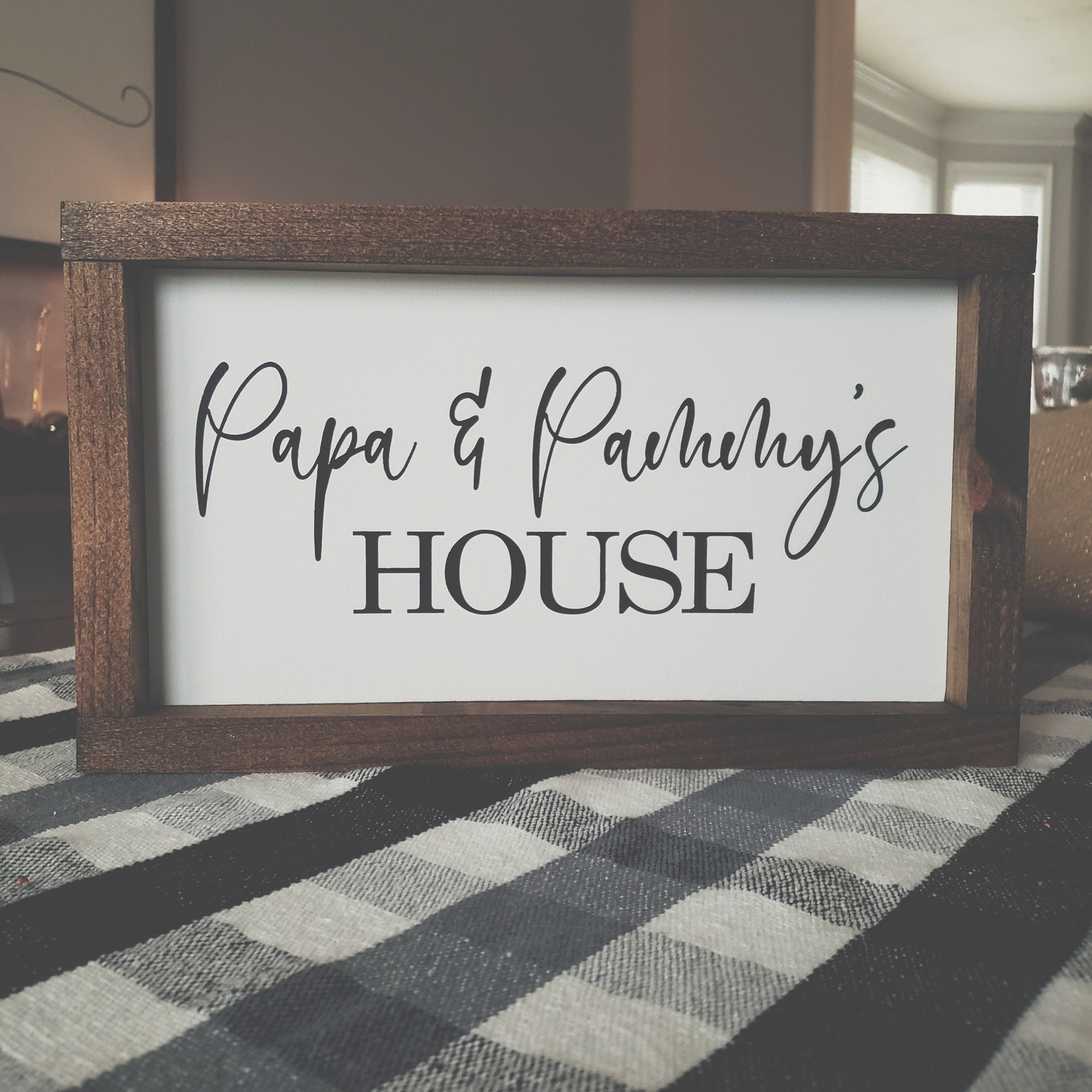Personalized House Sign Custom House Sign Closing Gift Etsy
