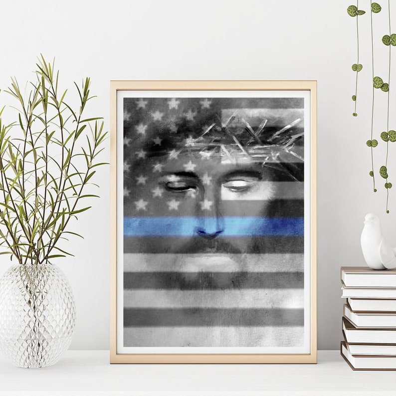 Police Support Gift Thin Blue Line Flag Wall Art Home Decor Print Back The Giclée Prints Aloli Ru - Police Flag Wall Decor Police Support Gift Thin Blue Line Flag Wall Art Home Decor Print Back The Giclée Prints Aloli Ru - Police Flag Wall Decor