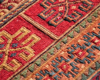 Square Persian Afshar Soumak