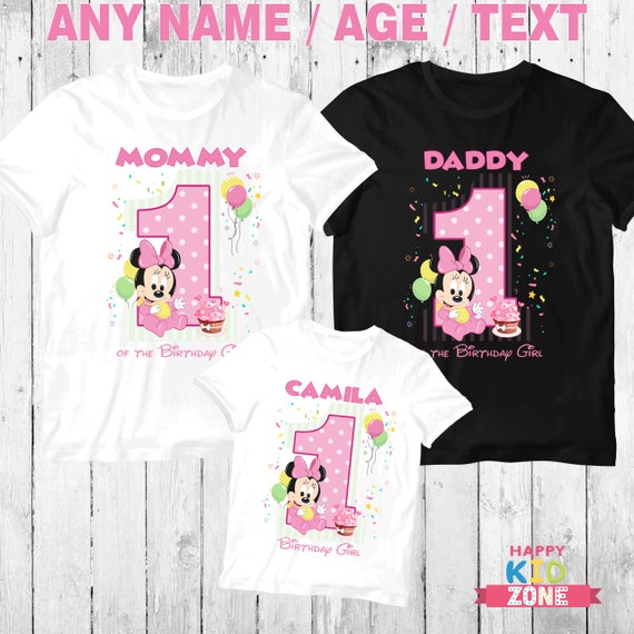 minnie 1st birthday shirt