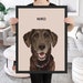 Custom Pet Portrait | Framed Dog Portrait | Digital Dog Art Pet Commission | Custom Dog Picture | Custom Wall Art | Personalized Home Decor 