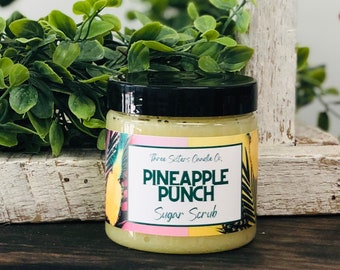 Pineapple Punch Sugar Scrub - Body Scrub - Hand Scrub - Exfoliating Scrub