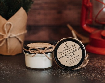 Hansel & Gretel's House Soy Candle -   Candle Gift - Scented Candle - Farmhouse Decor