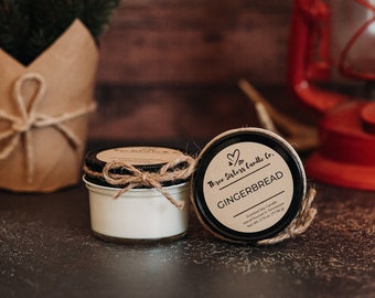 Gingerbread Soy Candle -   Candle Gift - Scented Candle - Farmhouse Decor