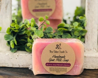 Black Raspberry Vanilla Goat Milk Soap - Bar Soap - Handmade Soap - Goat Milk Products