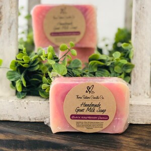 Black Raspberry Vanilla Goat Milk Soap - Bar Soap - Handmade Soap - Goat Milk Products