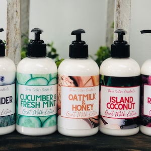 Lavender Goat Milk Lotion - Moisturizer - Hand & Body Lotion - Goat Milk Lotion