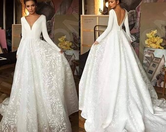 etsy lace wedding dress
