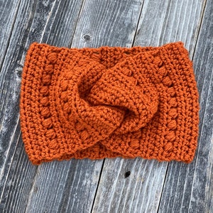 Crochet Headband Pattern, Crochet Twisted Ear Warmer Pattern, Crochet Headband, Twisted Ear Warmer Crochet, Crochet PDF image 3