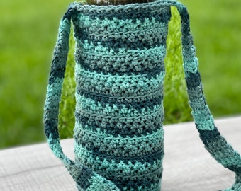 Crochet Bottle Holder Pattern, Water Bottle Holder Crochet Pattern, Crochet Bottle Holder Pattern, Quick Bottle Holder Crochet Pattern