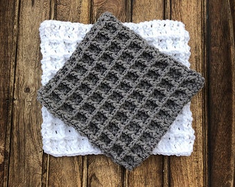 Crochet Dishcloth Pattern, Crochet Kitchen Pattern, Crochet Kitchen Accessory Pattern, Crochet Dishcloth