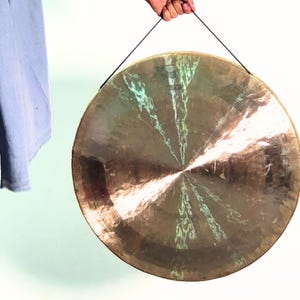 handmade gong from nepal