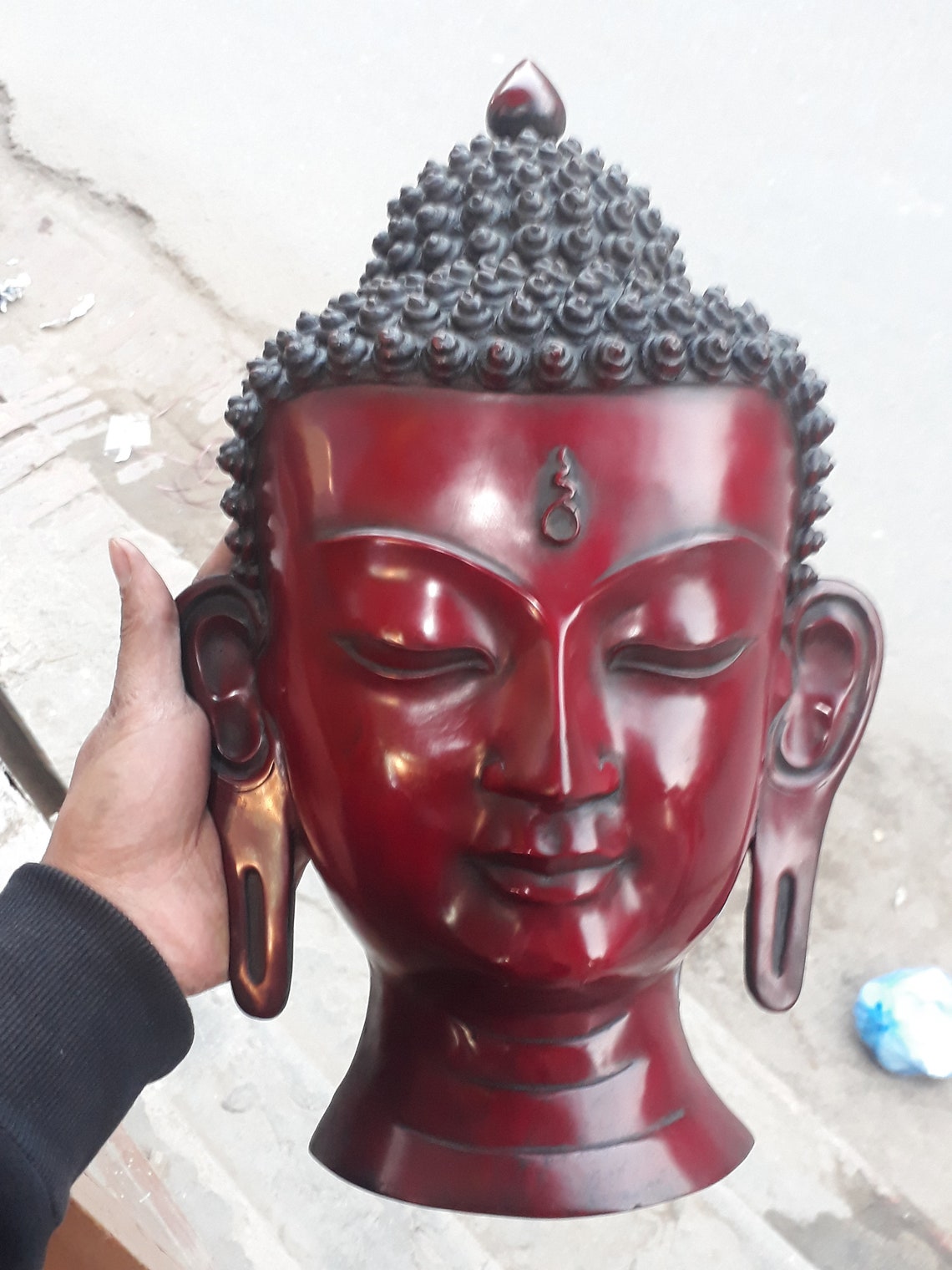 Handmade Buddha Face RB Resin Masks Wall Hanging Mask Made in Etsy