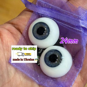 Handmade Eyes 24 mm for Dolls