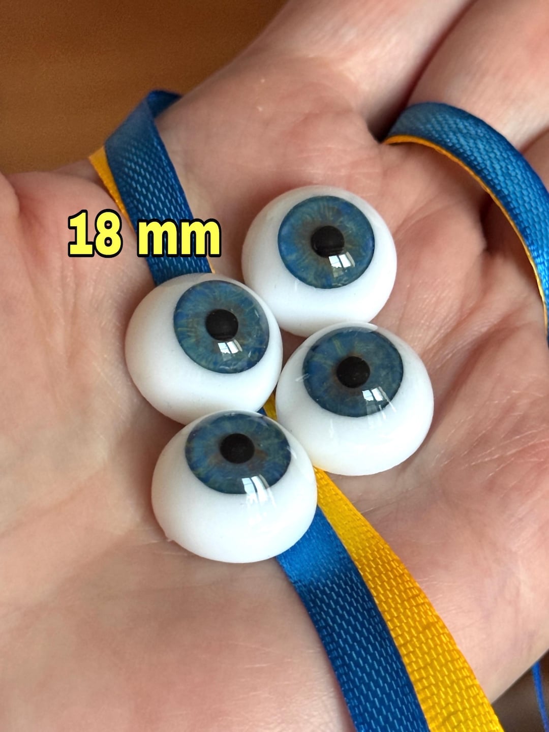 YEUX BLEUS en Sulfure de Poupée Ancienne Jumeau - Bleuette ?1880's EUR YEUX BLEUS en Sulfure de Poupée Ancienne Jumeau - Bleuette ?1880's EUR