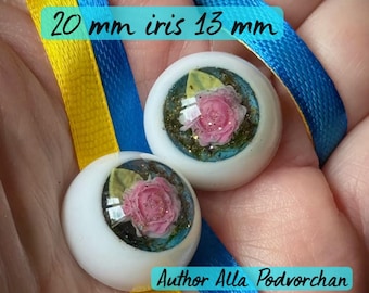 Ojos de muñeca renacida. Ojos de osito de peluche. Muñecas articuladas. Accesorios para muñecas. Ojos de cristal.