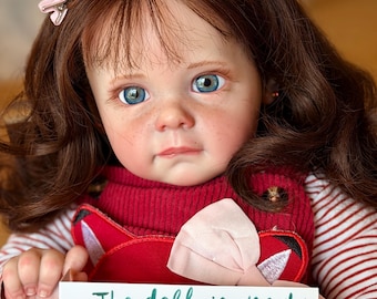 Realistic Reborn Toddler Baby Girl  READY TO SHIP 22 inch