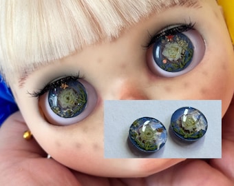 Handmade 3D Crystal Eyes Chips for Blythe Dolls