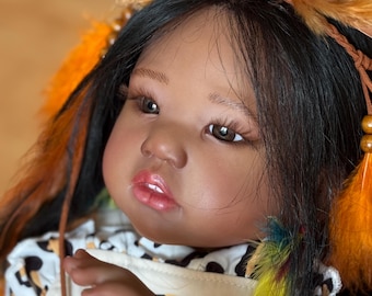 Reborn Doll Toddler: klaar voor verzending! 24 inch 68 cm. Handgemaakte kunstpop