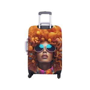 Afro -Centric Small Luggage Cover
