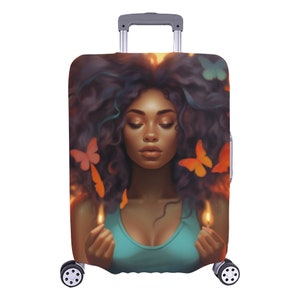 Afro -Centric Luggage Cover