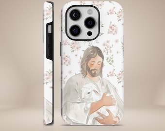 Christian Phone Case Christianity Jesus Tough Cover for iPhone 17 Air 16 15 14 13 12 11 Pixel 10 Pro 9A 8A 7A Samsung S25 S24 S23 S22