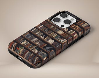 Funda para teléfono Bookish, ideal para amantes de los libros, lectores de capítulos, resistente y duradera para iPhone 17, 16, 15, 14, 13 y 12 Pixel 10Pro, 9A, 8A, Samsung S25, S24 y S23.