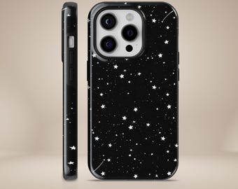 Star Phone Case Celestial Universe Tough Cover for iPhone 17, 16, 15, 14, 13, 12, 11, Pixel 10 Pro, 9A, 8A, 7A, Samsung S25, S24, S23, S22