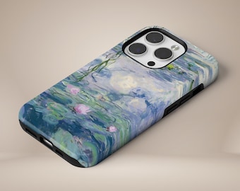Claude Monet Handytasche französischer Maler Gartenmalerei Tough Cover für iPhone 17 16 15 14 13 12 11 Pixel 10 Pro 9A 8A 7A Samsung S25 S24 S23