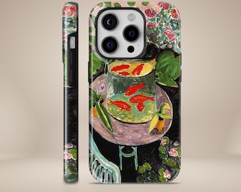 Funda para teléfono Henri Matisse con pintura artística, resistente y duradera, para iPhone 17, 16, 15, 14, 13, 12 y 11, Pixel 10 Pro, 9A, 8A, 7A, Samsung S25, S24, S23 y S22.