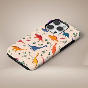 T Rex Phone Case Jurassic Period Dinosaur Tyrannosaurus Era Tough Cover for iPhone 16 15 14 13 12 Pixel 9Pro XL 8 7A 6 Samsung S24 S23 S22
