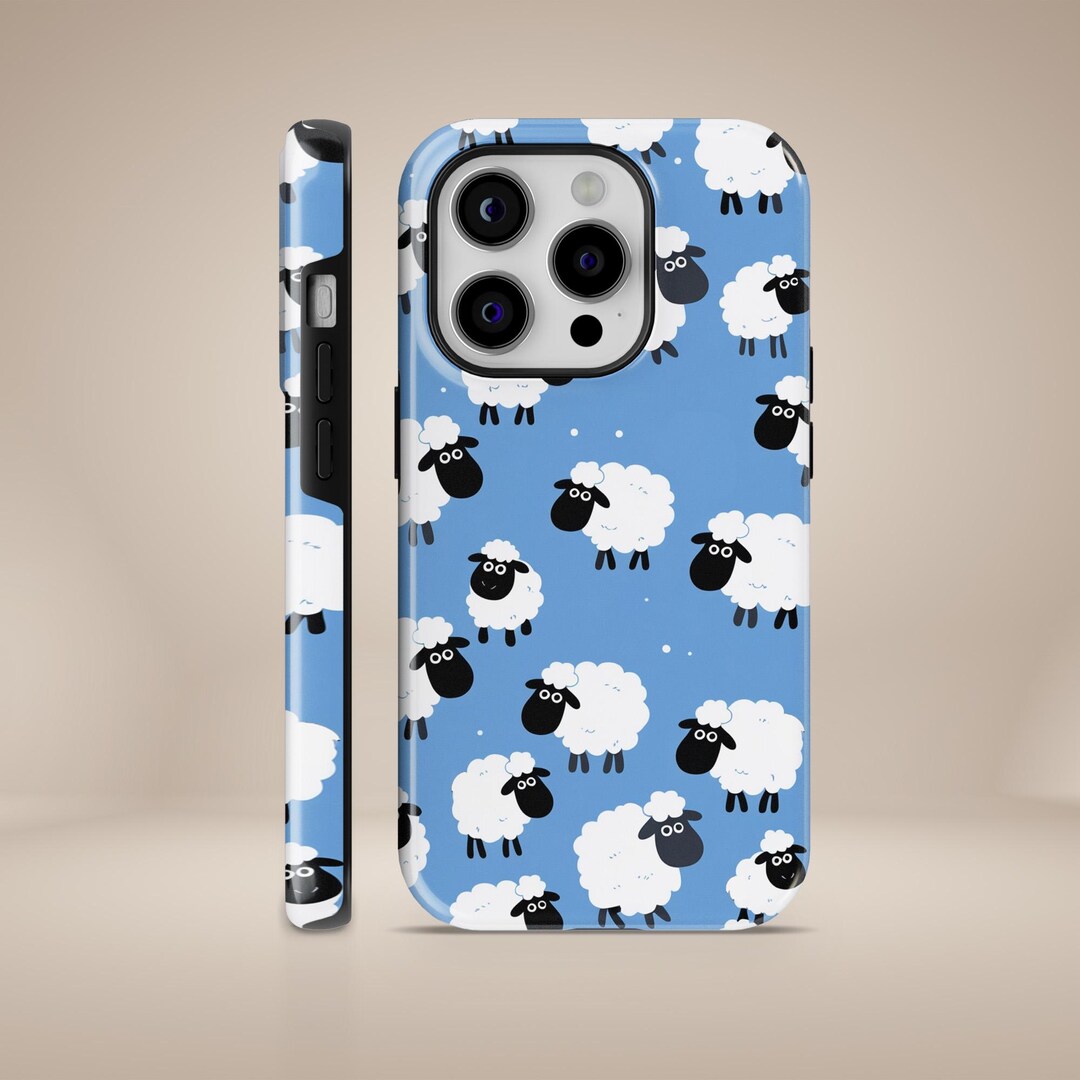 Sheep Case Sheep Phone Case Farming Cute Herd Tough Cover for iPhone 17, 16, 15 ...