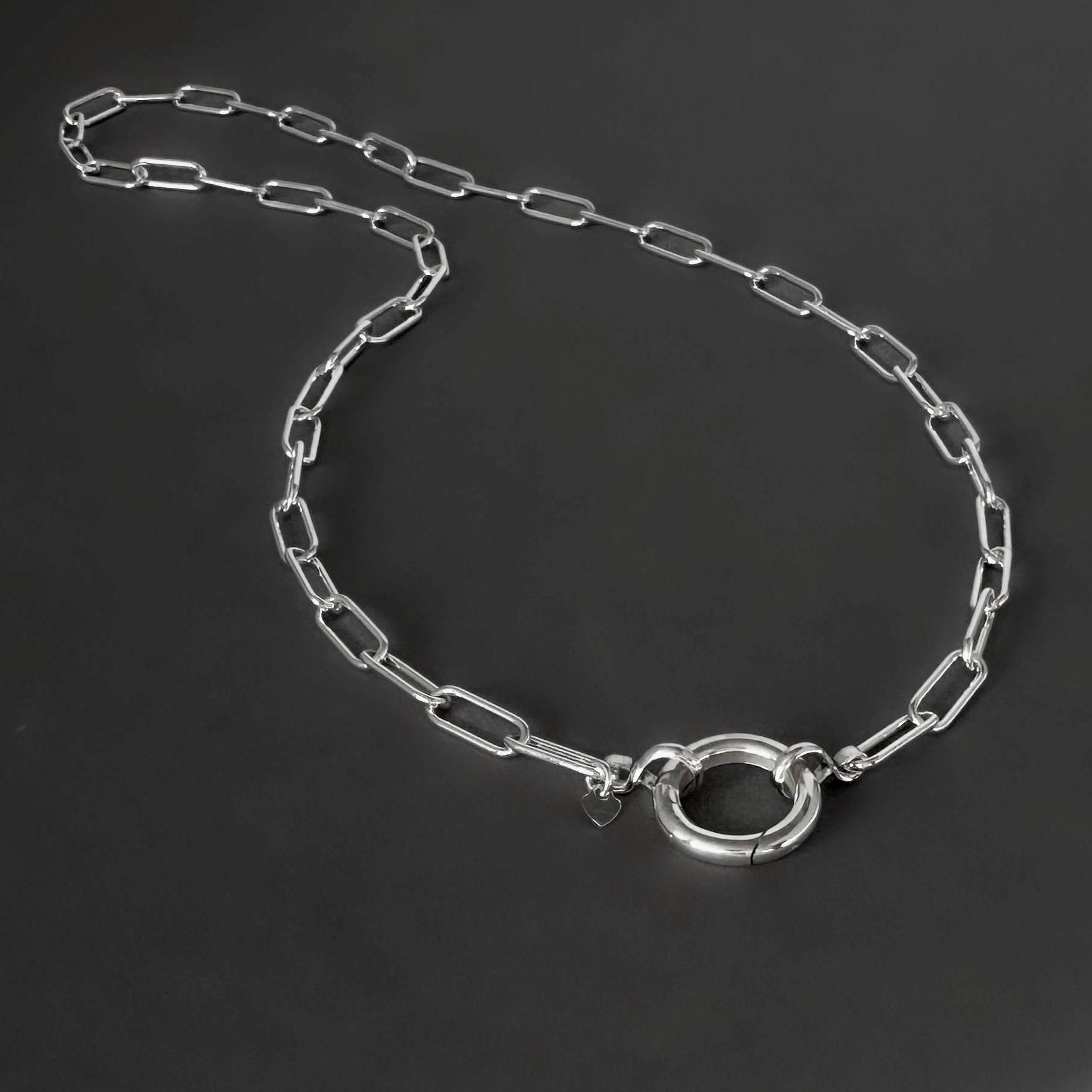 Sterling Silver Trombone Link Bracelet - Etsy