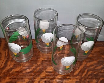 4 Vintage Mid Century Sturdy Single Shot Glasses Elegant Gold Details Heavy Bases