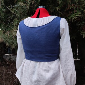 Linen Folk Vest Embroidered Top Inspired by Goral Polish Slovak Folk ...