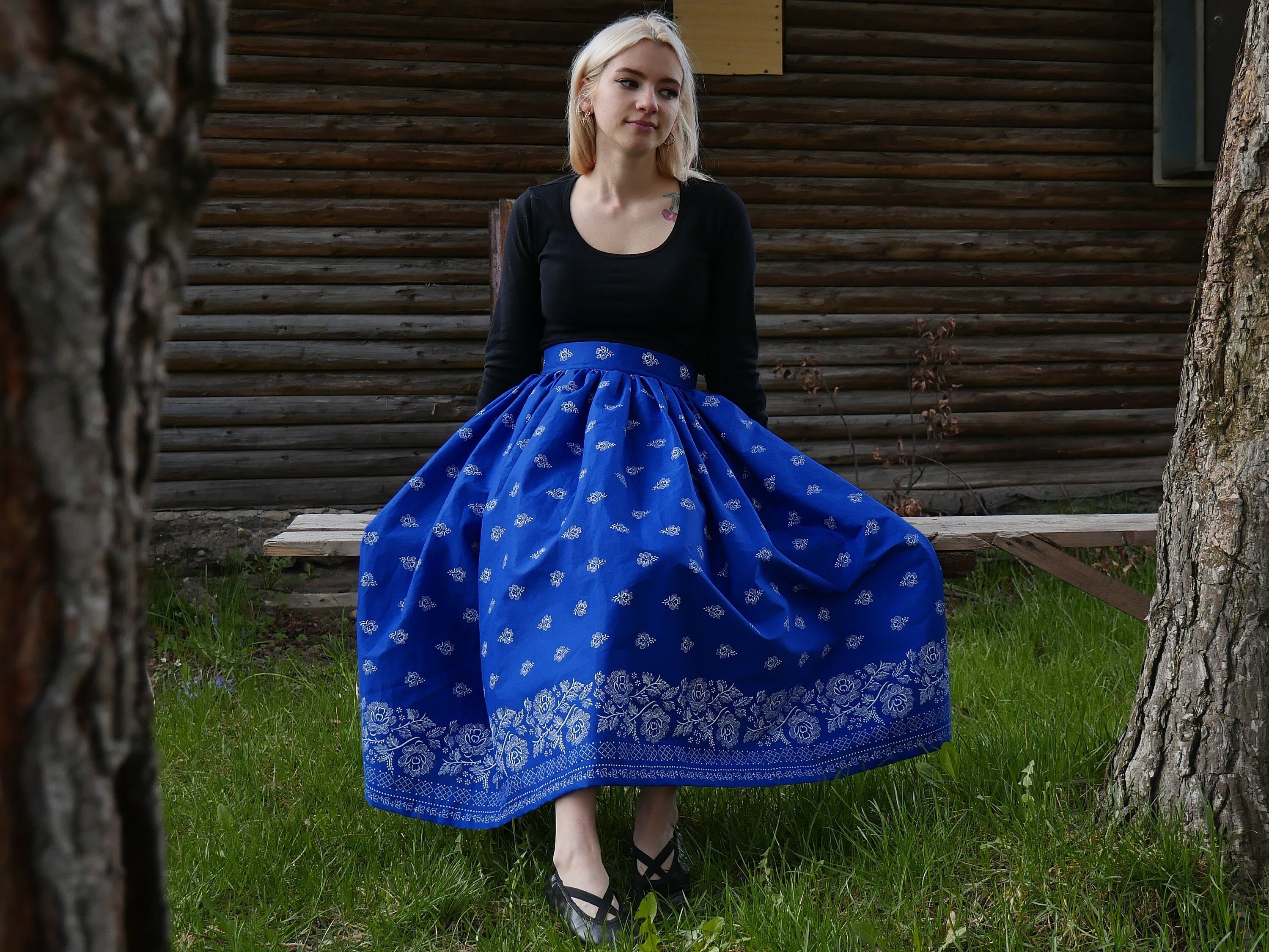 Folkloric Skirt - Etsy