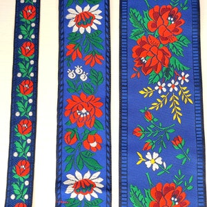 Blue Traditional Slavic Folk Ribbon | Jacquard |wholesale Best Price ...