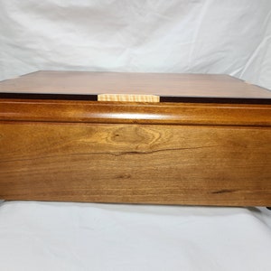 Cherry Humidor w/Curly Maple and Katalox wood trim