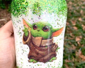 The Child Custom Glitter Tumbler
