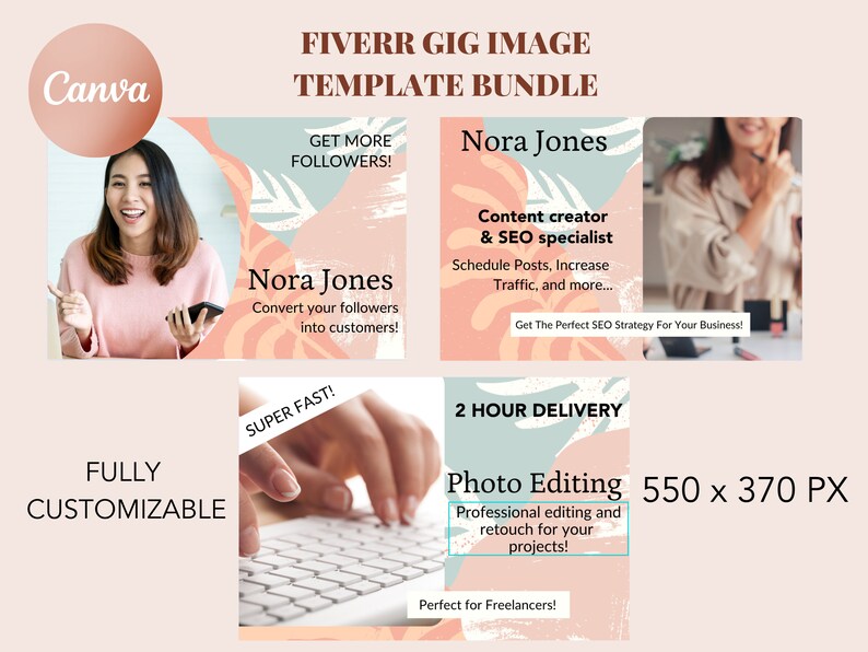 Fiverr Gig Image Templates Fiverr Templates Fiverr Images Fiverr 