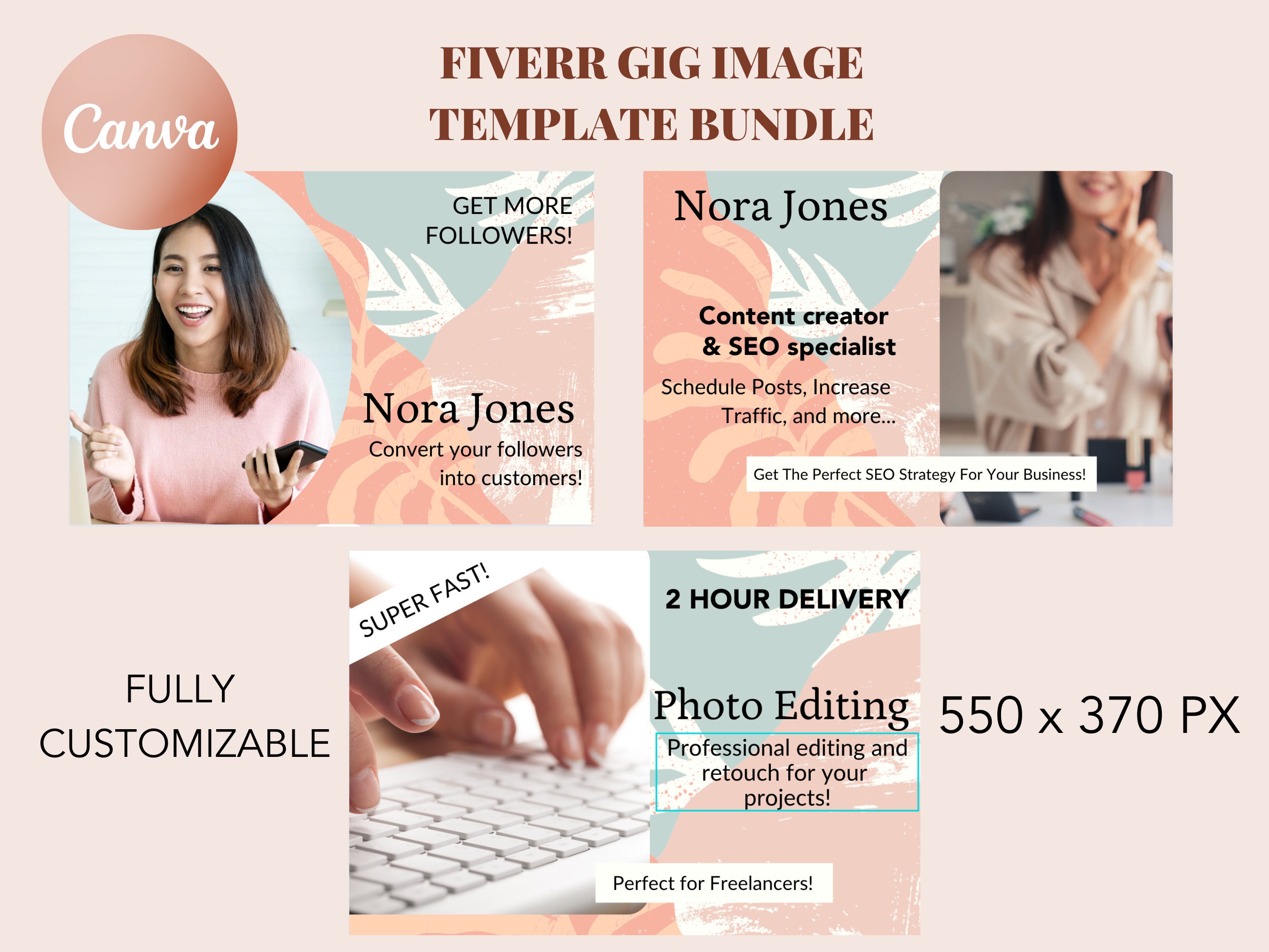 Fiverr Gig Image Templates Fiverr Templates Fiverr Images Fiverr 
