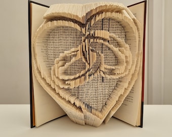 Wedding rings book art
